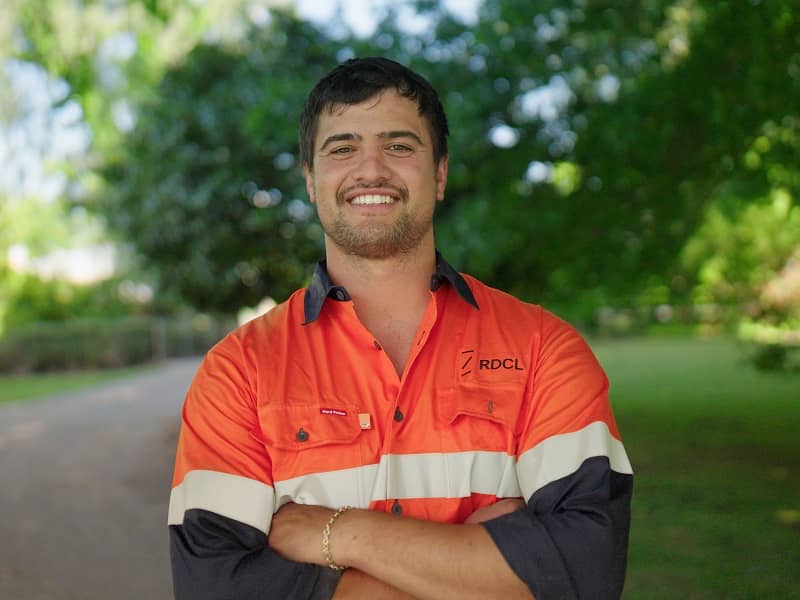 A Senior Ground Investigation Technician for RDCL at a work site in NZ